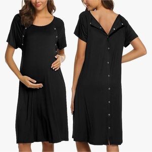 Maternity & Nursing Gown